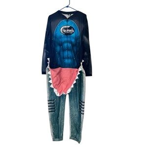 Briefly Stated Men’s Surfer Shark Attack Sleeper Costume One Piece Sz Small